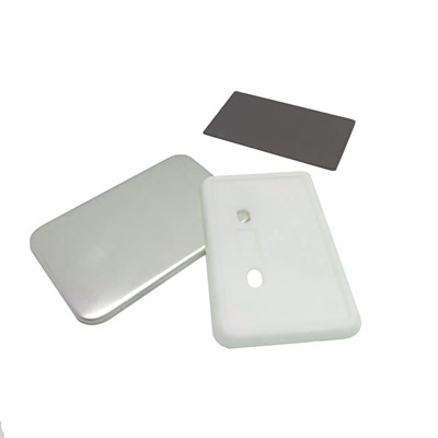 Заготовка закатного магнита 37*58 прямоугольный